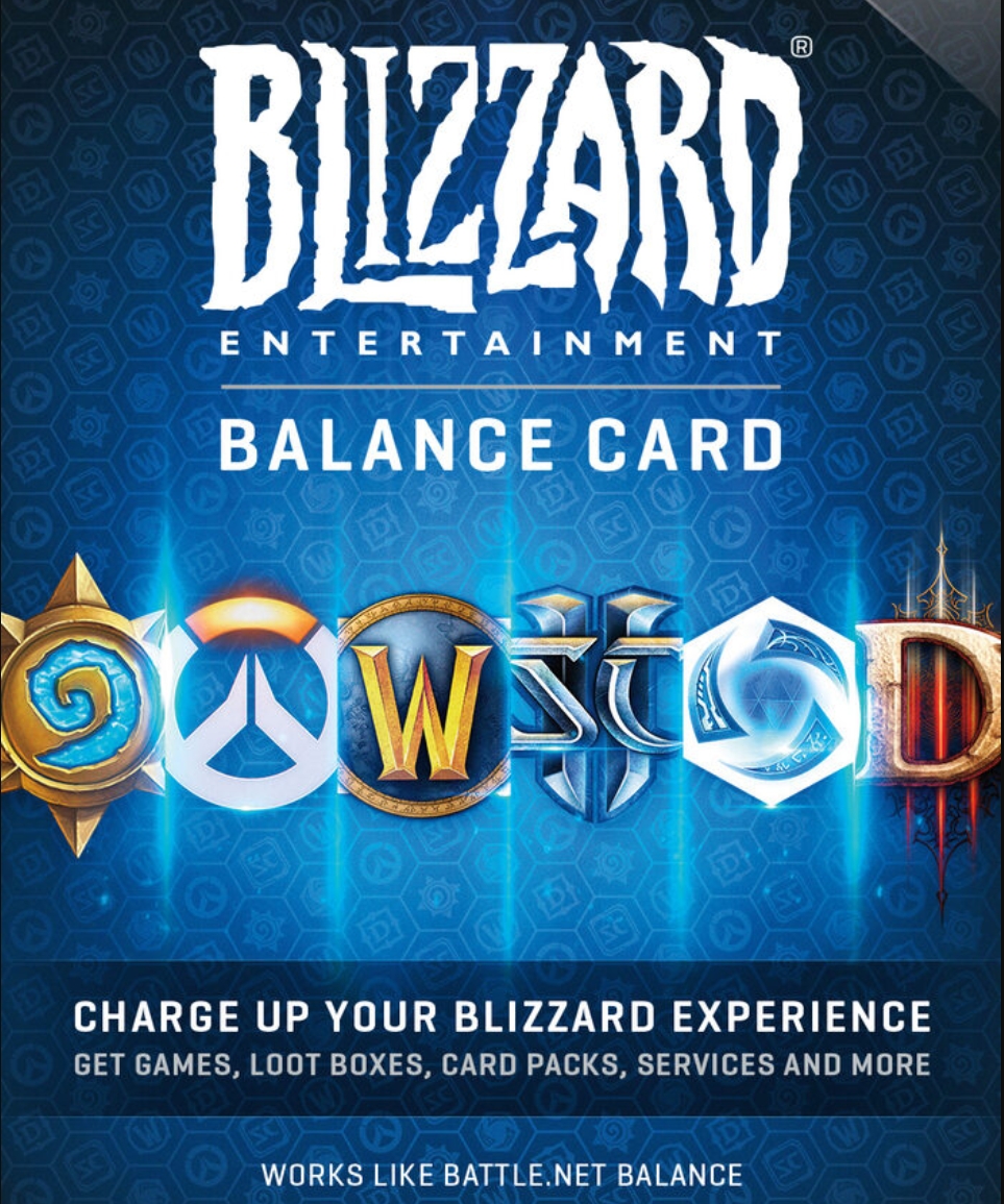 Blizzard 50$ GIFT CARD (USA)